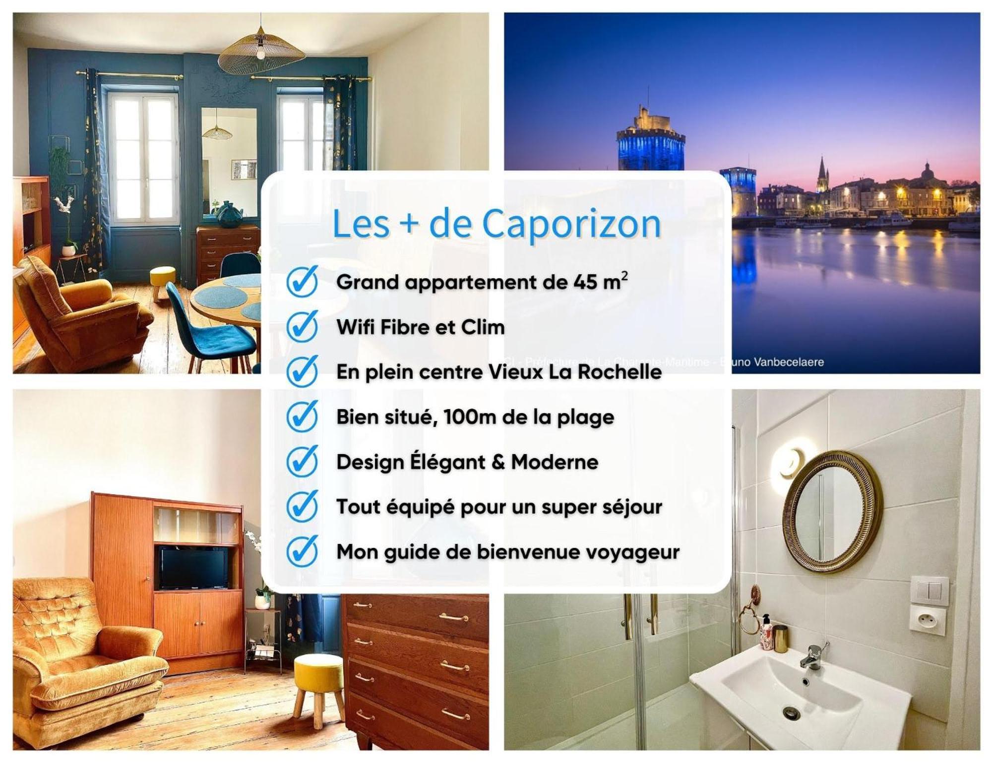 Caporizon-Le Perot-T2 Au Coeur Du Vieux Port 100M Plage La Rochelle  Eksteriør billede